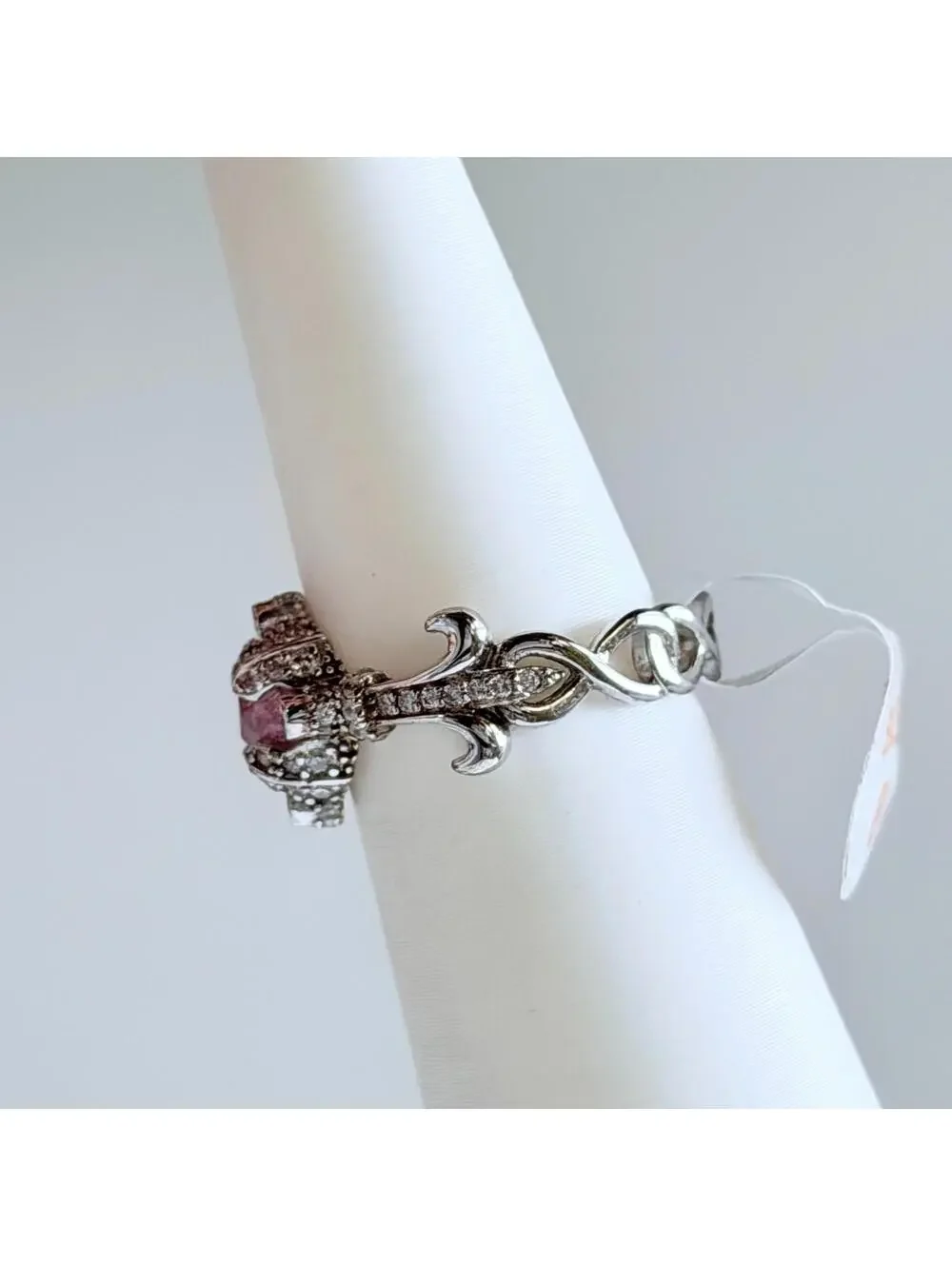 Bomb Party Ring Sz 6 Sterling Club “Versailles” on .925 Silver RETRO RBP2589